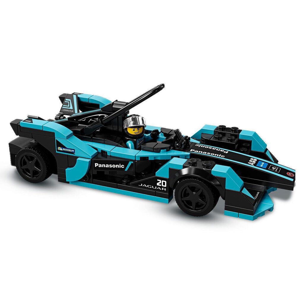 76898 LEGO® Speed Champions Jaguar GEN2 sacīkšu automašīna & Jaguar I-PACE eTROPHY cena un informācija | Konstruktori | 220.lv