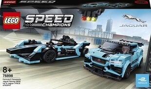 76898 LEGO® Speed Champions Jaguar гоночный автомобиль GEN2 & Jaguar I-PACE eTROPHY цена и информация | Конструкторы и кубики | 220.lv
