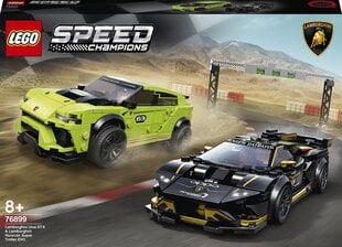 76899 LEGO® Speed Champions Lamborghini Urus ST-X и Lamborghini Huracán Super Trofeo Evo цена и информация | Kонструкторы | 220.lv