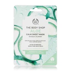 The Body Shop Aloe Calm Увлажняющая маска для лица 18 мл цена и информация | Маски для лица, патчи для глаз | 220.lv