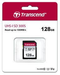 Transcend SDXC, 128GB цена и информация | Карты памяти для фотоаппаратов | 220.lv