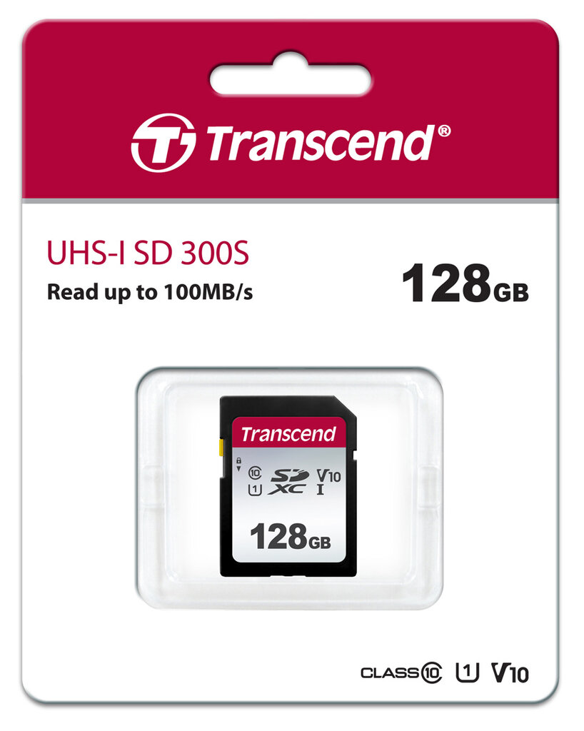 Transcend SDXC, 128GB цена и информация | Atmiņas kartes fotokamerām | 220.lv