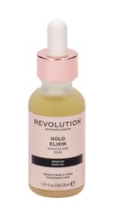 Питательный серум для лица Revolution Skincare Rosehip Seed Oil Gold Elixir 30 мл цена и информация | Сыворотки для лица, масла | 220.lv