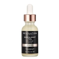 Nakts pīlinga sejas serums Make Up Revolution Quinoa 30 ml cena un informācija | Serumi sejai, eļļas | 220.lv