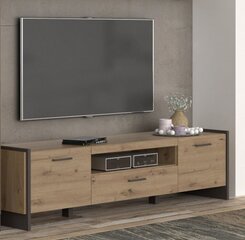TV skapītis Forte Flash 2D1S, brūns/pelēks cena un informācija | TV galdiņi | 220.lv