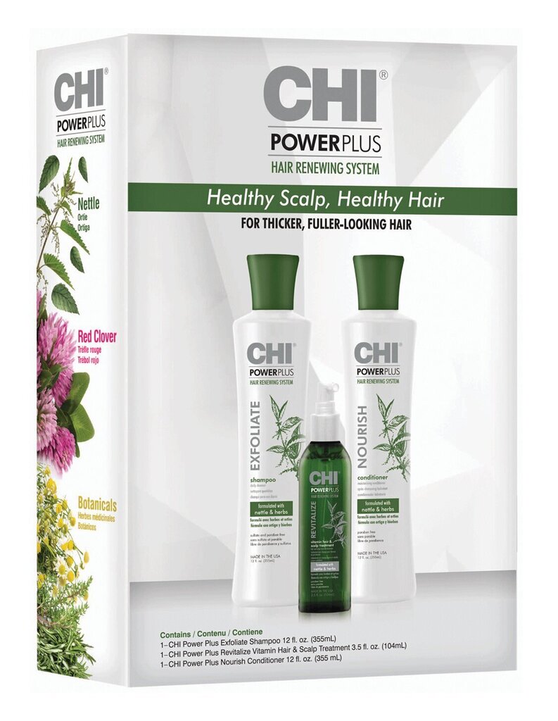 Matu kopšanas komplekts CHI Power Plus Hair Renewing System цена и информация | Šampūni | 220.lv