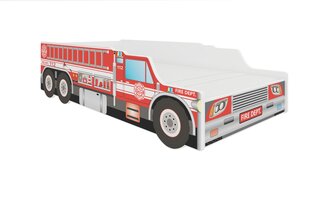 Bērnu gulta ADRK Furniture Fire Truck, 140x70cm cena un informācija | Bērnu gultas | 220.lv