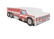 Bērnu gulta ADRK Furniture Fire Truck, 140x70cm cena un informācija | Bērnu gultas | 220.lv