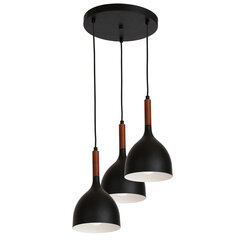 Современная подвесная лампа Noak Wood 1196 Luminex цена и информация | Люстры | 220.lv