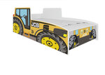 Bērnu gulta ADRK Furniture Tractor, 140x70cm, dzeltena