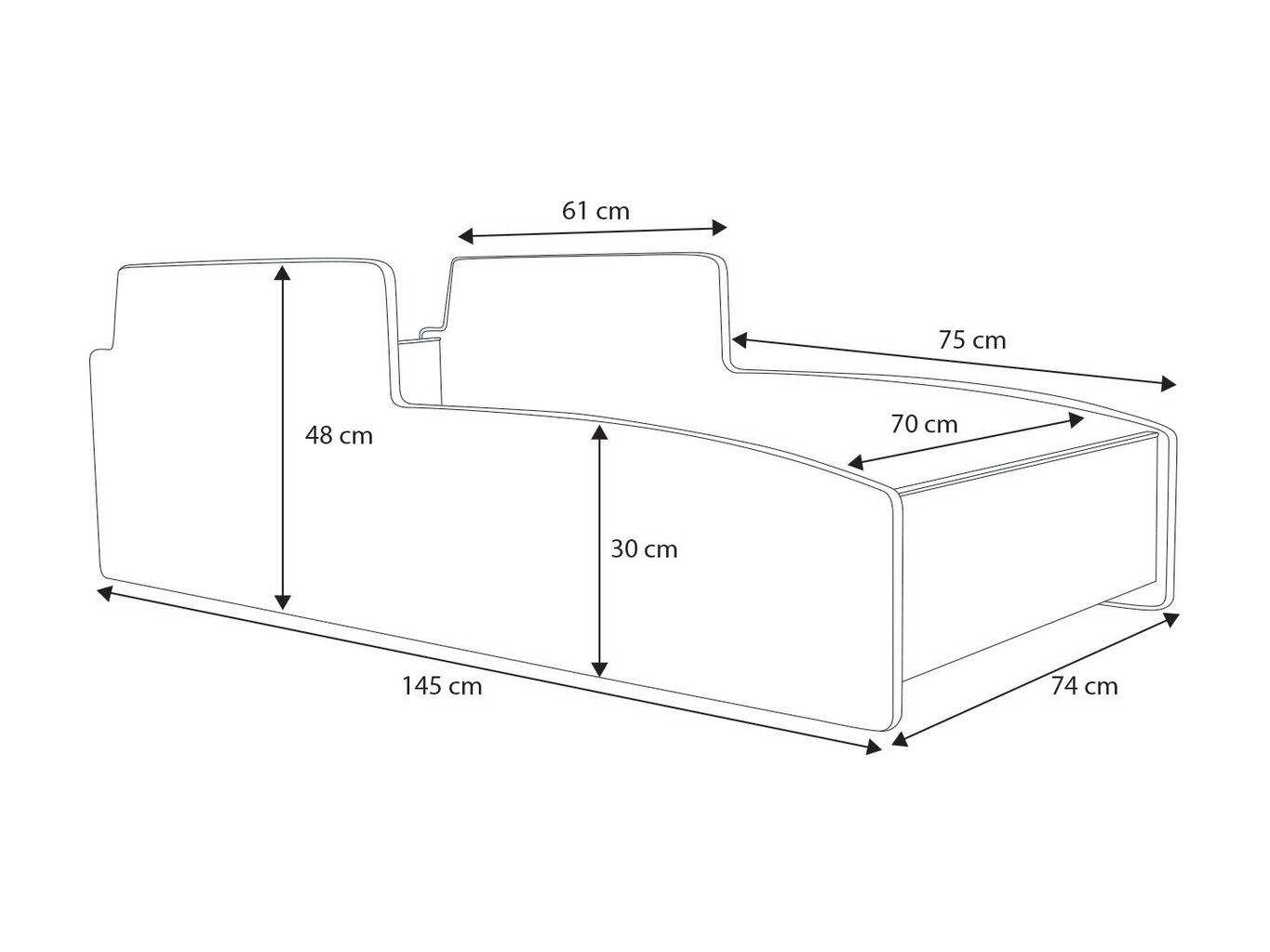 Bērnu gulta ADRK Furniture Tractor, 140x70cm, zaļa cena un informācija | Bērnu gultas | 220.lv