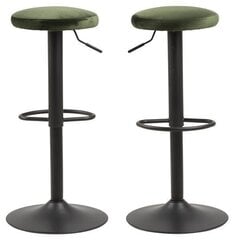2-u bāra krēslu komplekts Finch, tumši zaļš cena un informācija | Virtuves un ēdamistabas krēsli | 220.lv