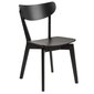 2-u bāra krēslu komplekts Roxby, melns cena un informācija | Virtuves un ēdamistabas krēsli | 220.lv