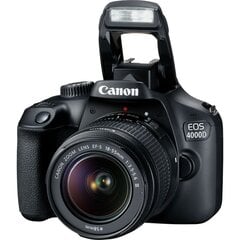 Canon EOS 4000D 18-55 III, baltā kastē цена и информация | Цифровые фотоаппараты | 220.lv