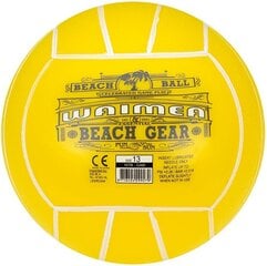 Мяч для пляжного волейбола Waimea 16TB, желтый, 13 см цена и информация | Волейбольные мячи | 220.lv
