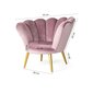 Krēsls TMS Tristan, tumši rozā cena un informācija | Atpūtas krēsli | 220.lv
