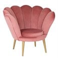 Krēsls TMS Tristan, tumši rozā/zelta krāsas