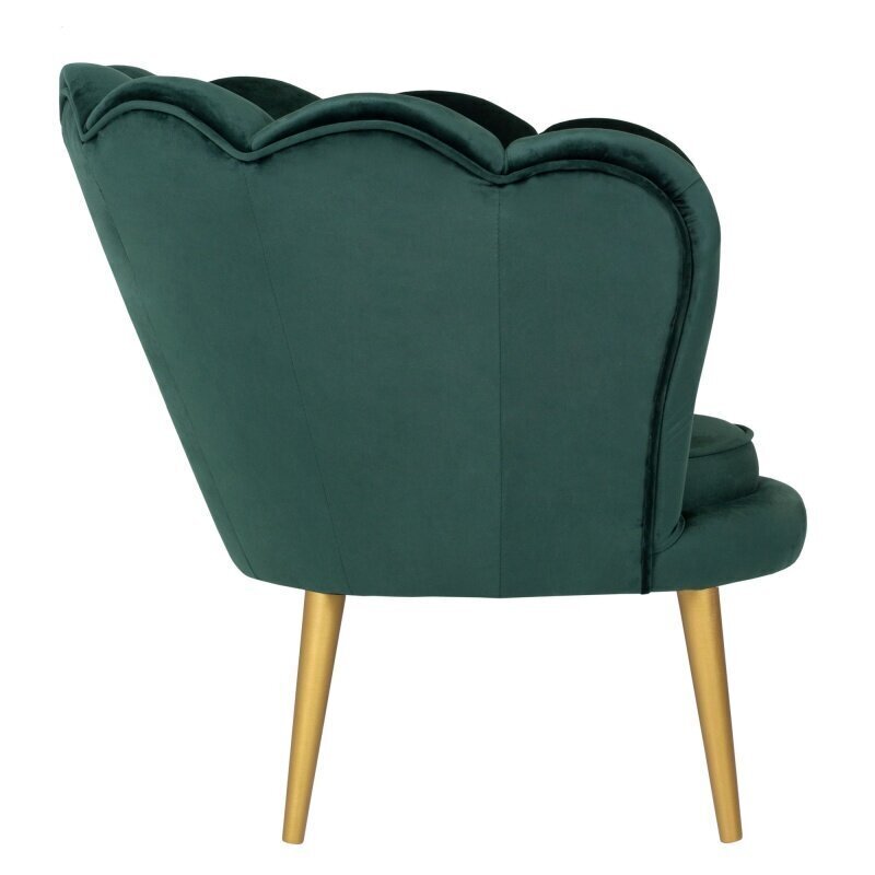 Krēsls TMS Tristan, zaļš/zelta krāsas цена и информация | Atpūtas krēsli | 220.lv