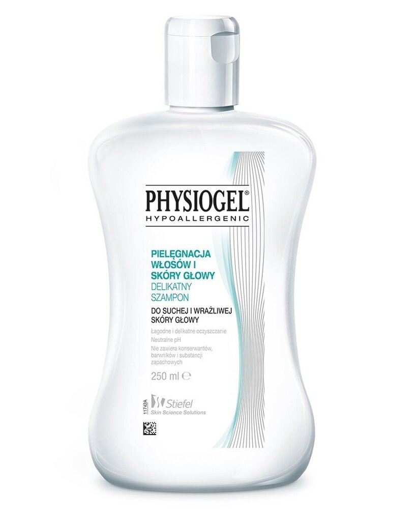 Matu šampūns jutīgai galvas ādai Stiefel Physiogel Delikatny 250 ml цена и информация | Šampūni | 220.lv
