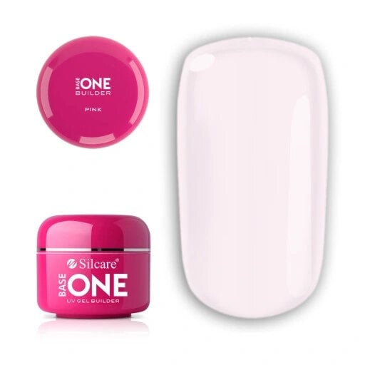 Bāzes gels nagiem Silcare Base One 30 g, Pink cena un informācija | Nagu lakas, stiprinātāji | 220.lv