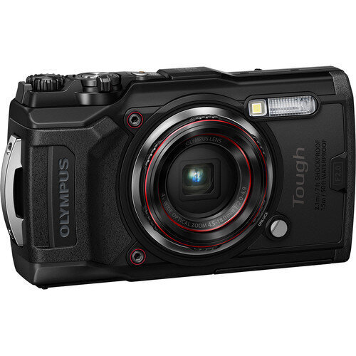 Olympus Tough TG-6, Melns цена и информация | Digitālās fotokameras | 220.lv