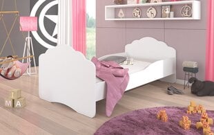 Bērnu gulta ADRK Furniture Casimo White, 140x70cm cena un informācija | Bērnu gultas | 220.lv