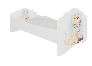Детская кроватка ADRK Furniture Casimo Dog and Cat, 160 x 80 см цена и информация | Детские кровати | 220.lv