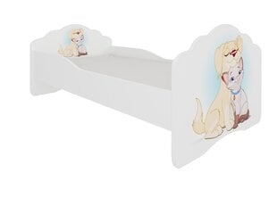 Bērnu gulta ADRK Furniture Casimo Dog and Cat, 140x70cm цена и информация | Детские кровати | 220.lv