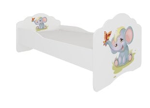 Детская кровать ADRK Furniture Casimo Elephant, 140 x 70 см цена и информация | Детские кровати | 220.lv