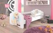 Bērnu gulta ar noņemamu aizsargu ADRK Furniture Casimo Dog and Cat, 70x140 cm cena un informācija | Bērnu gultas | 220.lv