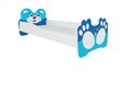 Bērnu gulta ADRK Furniture Bear 144, 70x140 cm, zila/balta cena un informācija | Bērnu gultas | 220.lv