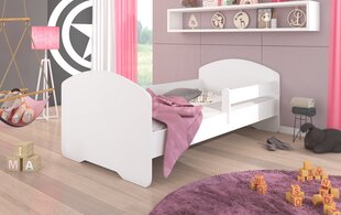 Bērnu gulta ar noņemamu aizsargu ADRK Furniture Pepe 164 160x80cm, balta цена и информация | Детские кровати | 220.lv