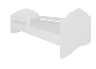 Детская кроватка со съемной защитой ADRK Furniture Casimo White, 80x160 см цена и информация | Детские кровати | 220.lv