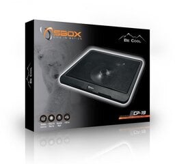 Sbox CP-101 Охлаждающая подставка для ноутбуков 15,6 дюйма цена и информация | Охлаждающие подставки и другие принадлежности | 220.lv