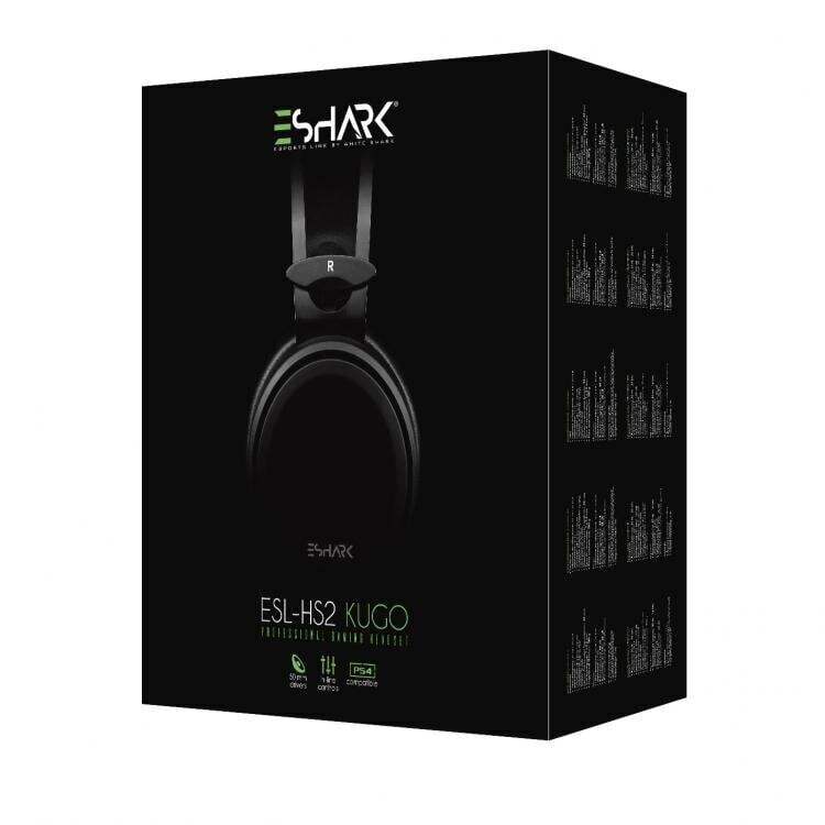 eShark Gaming Headset KUGO ESL-HS2 Black cena un informācija | Austiņas | 220.lv