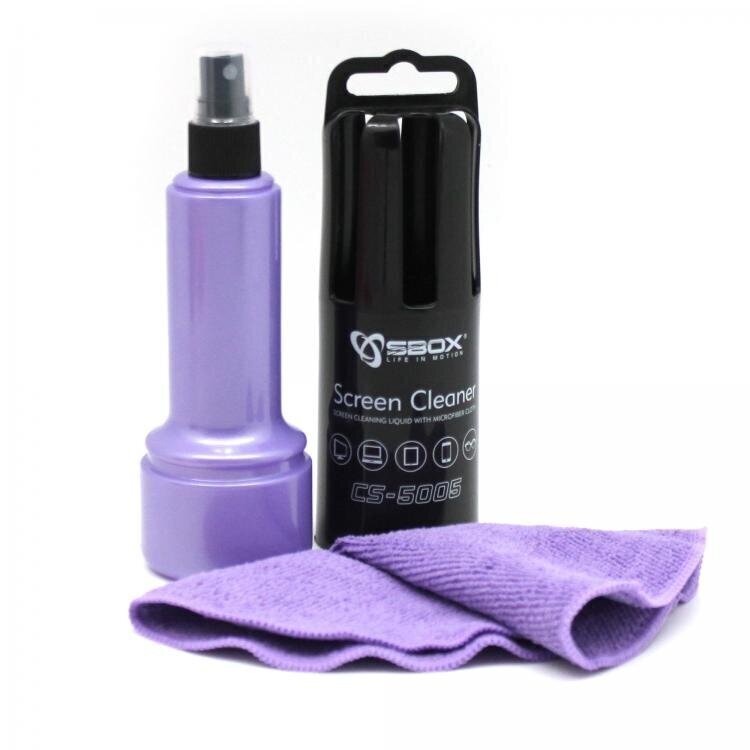 Sbox Screen Cleaner 150ml CS-5005 purple цена и информация | Tīrīšanas līdzekļi | 220.lv