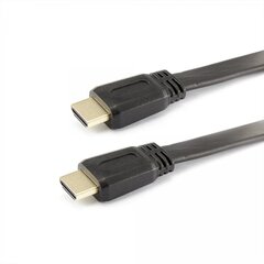 Sbox HDMI-HDMI 1.4 Flat M/M 1.5m HDMI-FLAT-15B черный цена и информация | Кабели и провода | 220.lv