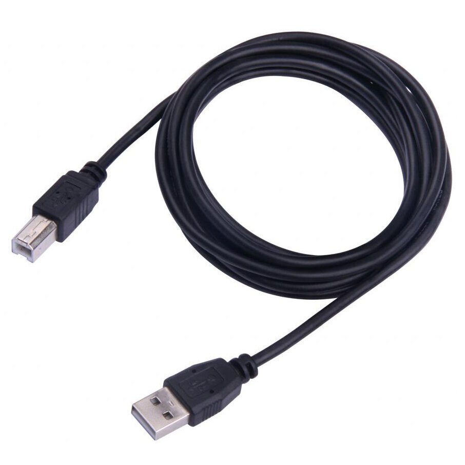 SBOX USB A Male to USB B Male Cable, 2m цена и информация | Kabeļi un vadi | 220.lv