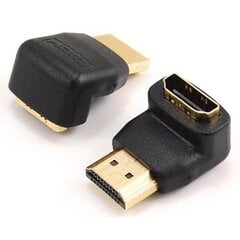 Sbox HDMI M.->HDMI F.90 AD.HDMI-F/M-90 cena un informācija | Adapteri un USB centrmezgli | 220.lv