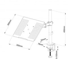 Sbox Desktop LCD-L01 cena un informācija | Monitora turētāji | 220.lv