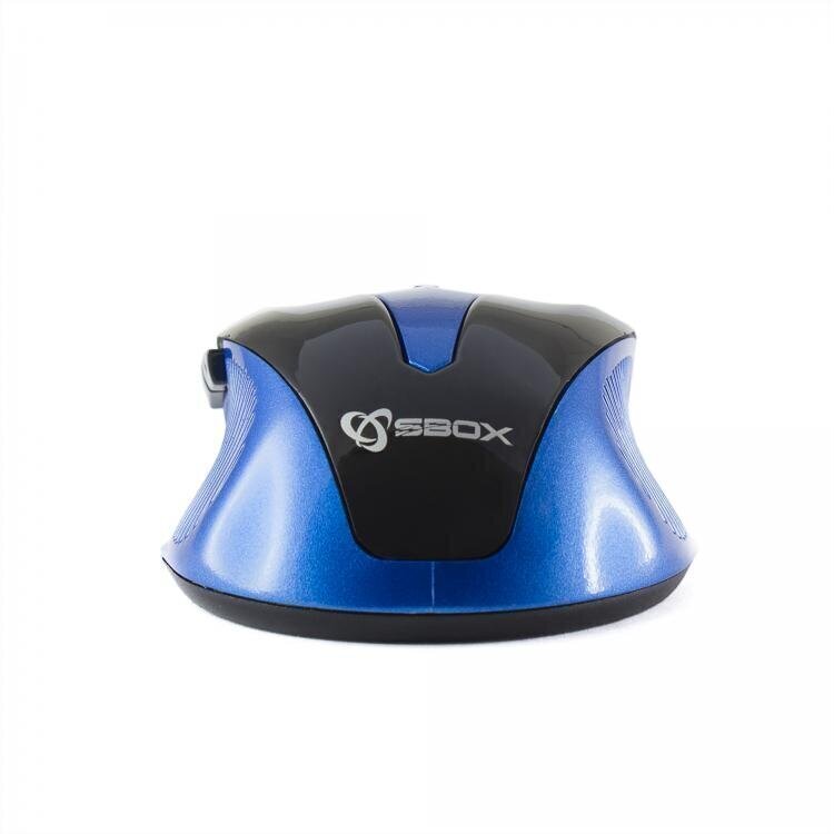 SBOX WM-9017BBL Optical Mouse Wireless - Black/Blue (PC) цена и информация | Peles | 220.lv