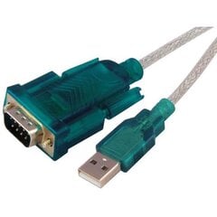 Barošanas kabelis SBOX USB-A Male to RS-232 Male, 2m cena un informācija | Kabeļi un vadi | 220.lv