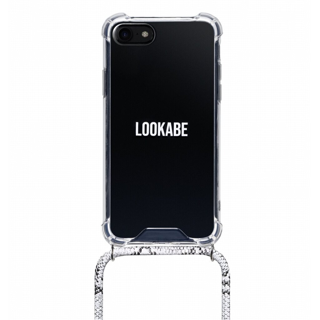 Lookabe kaklarota Snake Edition iPhone X/Xs sudraba ska loo018 cena un informācija | Telefonu vāciņi, maciņi | 220.lv