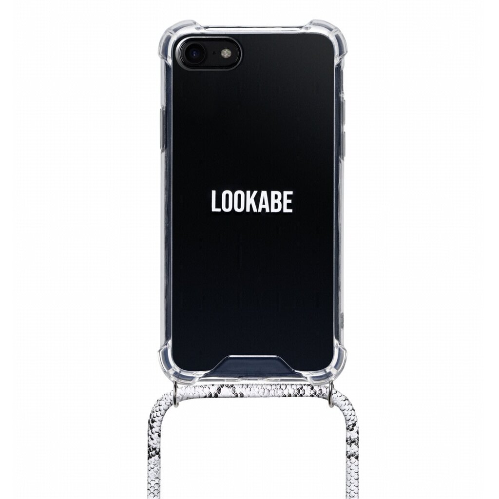 Lookabe Necklace Snake Edition iPhone 7/8 sudraba ska loo016 cena un informācija | Telefonu vāciņi, maciņi | 220.lv