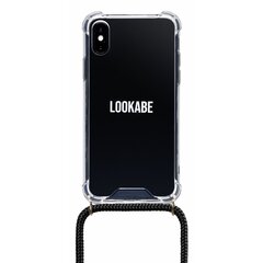 Lookabe kaklarota iPhone X/Xs zelta melna loo003 цена и информация | Чехлы для телефонов | 220.lv