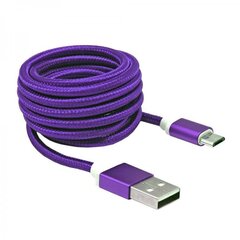 Sbox USB-&gt;Micro USB M/M 1m USB-10315U - цена и информация | Кабели для телефонов | 220.lv