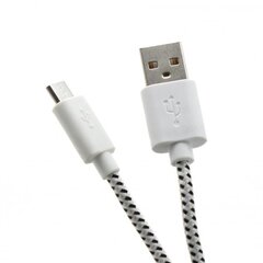 Sbox USB to Micro USB - 1M, White цена и информация | Кабели для телефонов | 220.lv