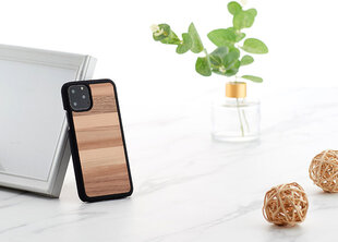 Чехол MAN&WOOD для iPhone XS Max, черный цена и информация | Чехлы для телефонов | 220.lv