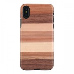 Чехол MAN&WOOD для iPhone XS Max, черный цена и информация | Чехлы для телефонов | 220.lv