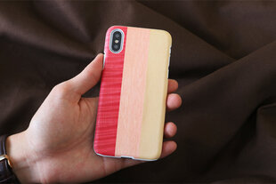 Чехол MAN&WOOD для iPhone XS Max, черный цена и информация | Чехлы для телефонов | 220.lv